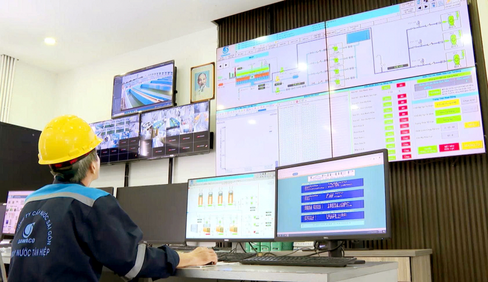 Việc ứng dụng hệ sinh thái công nghệ thông minh góp phần quan trọng giúp SAWACO bảo đảm an ninh nguồn nước cho siêu đô thị TPHCM