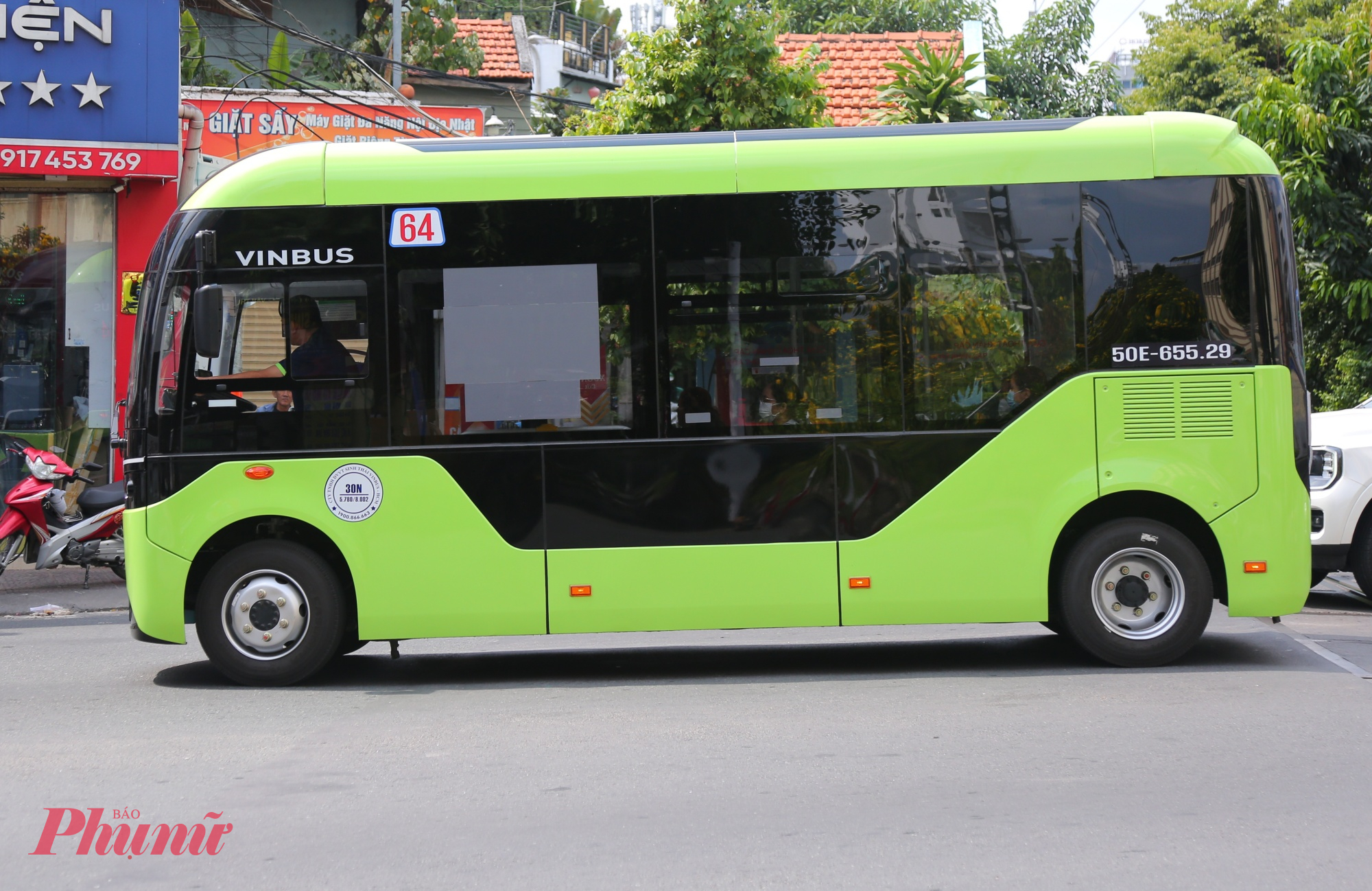 Xe buýt điện ở TPHCM - Ảnh: Nguyễn Văn