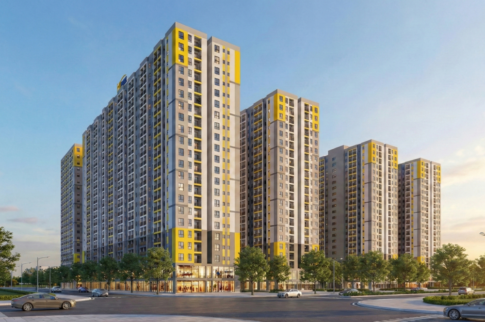 Phối cảnh dự án quy mô gần hơn 2.800 căn hộ tại phường Tam Hiệp, TP. Đồng Nai.