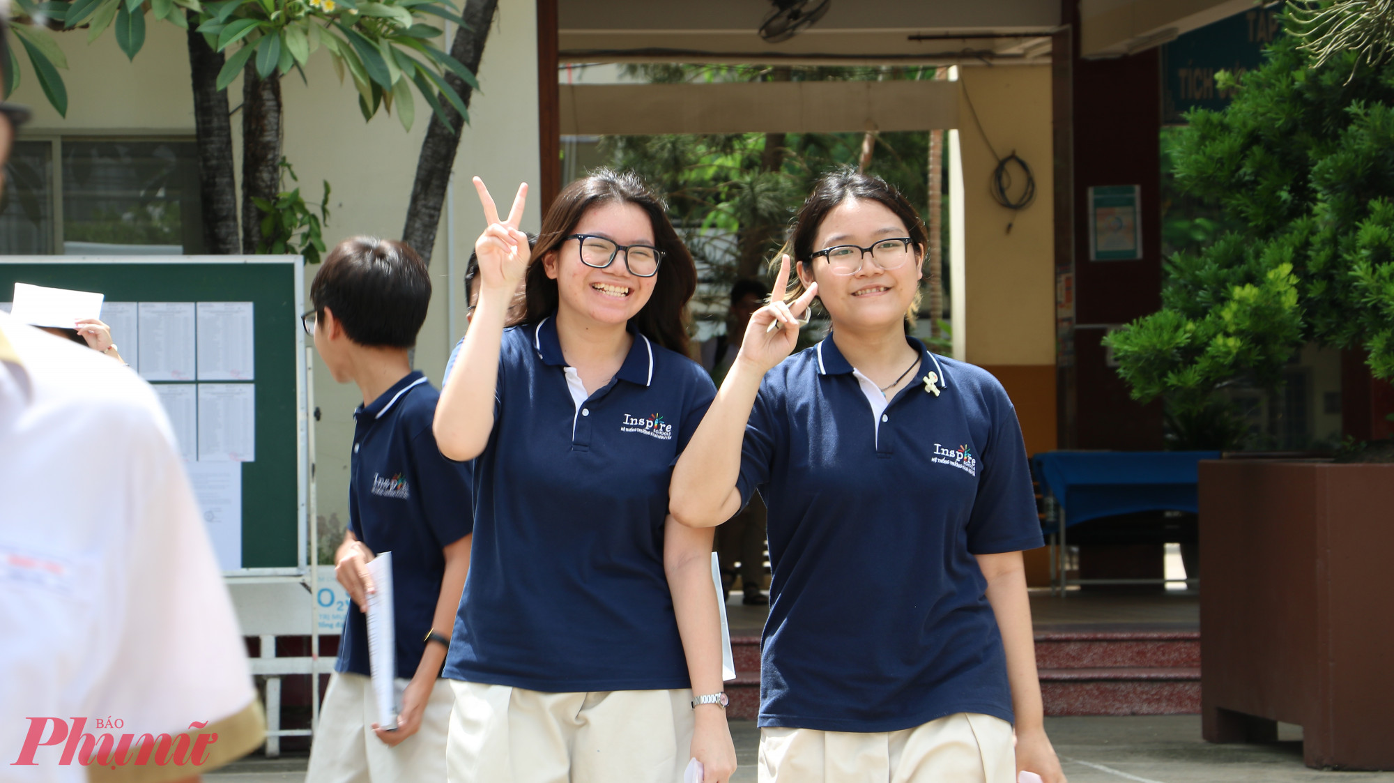 Thí sinh tham dự kỳ thi tuyển sinh lớp Mười năm 2025 - Ảnh: Trang Thư
