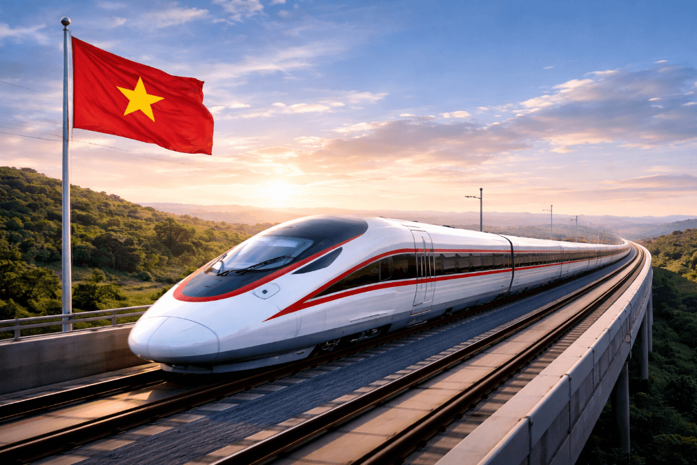 Tuyến đường sắt tốc độ cao Bắc - Nam - ảnh minh họa
