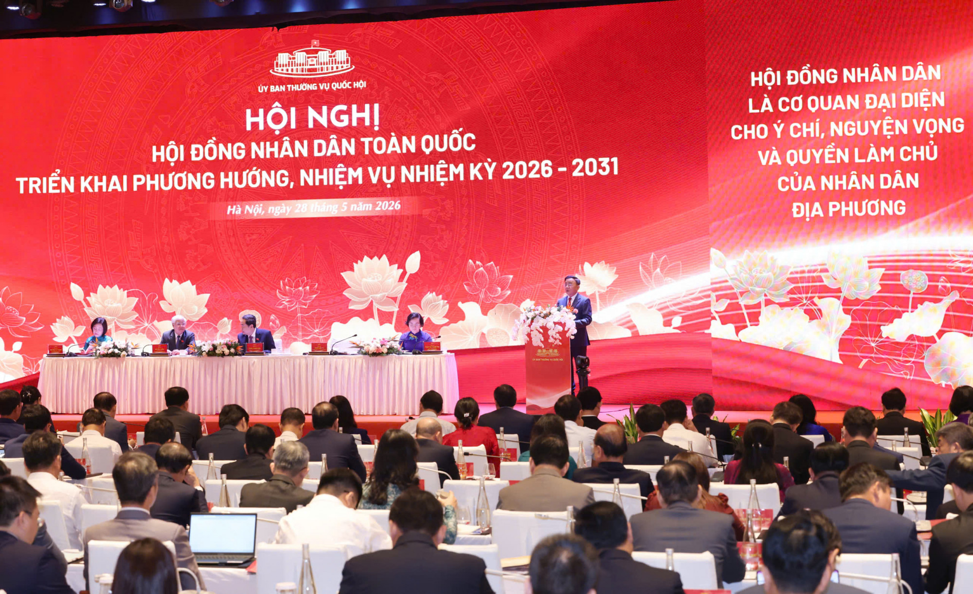 Toàn cảnh Hội nghị sáng 28/5 - ảnh: QH