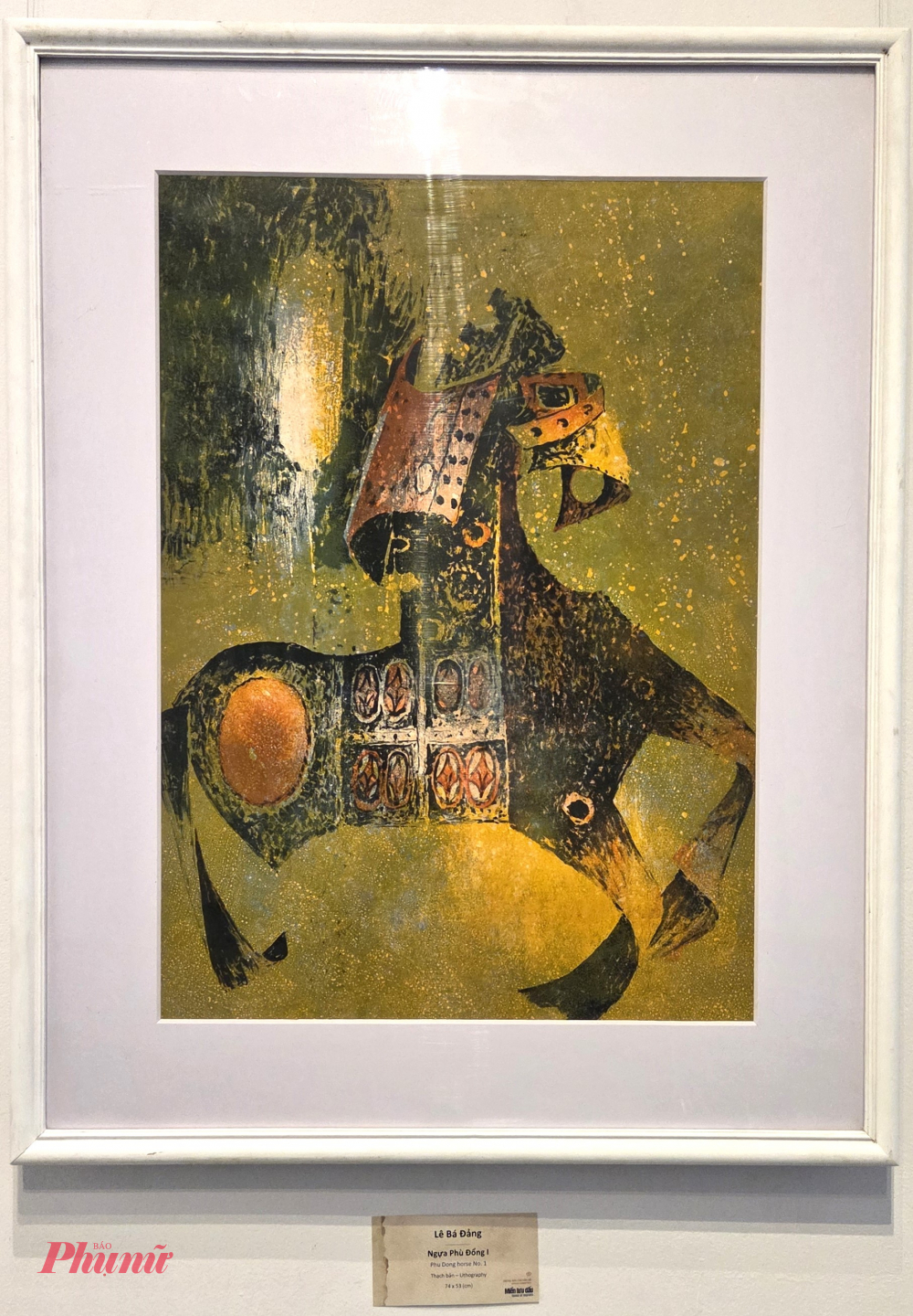 Một tác phẩm ngựa của danh họa Lê Bá Đảng.