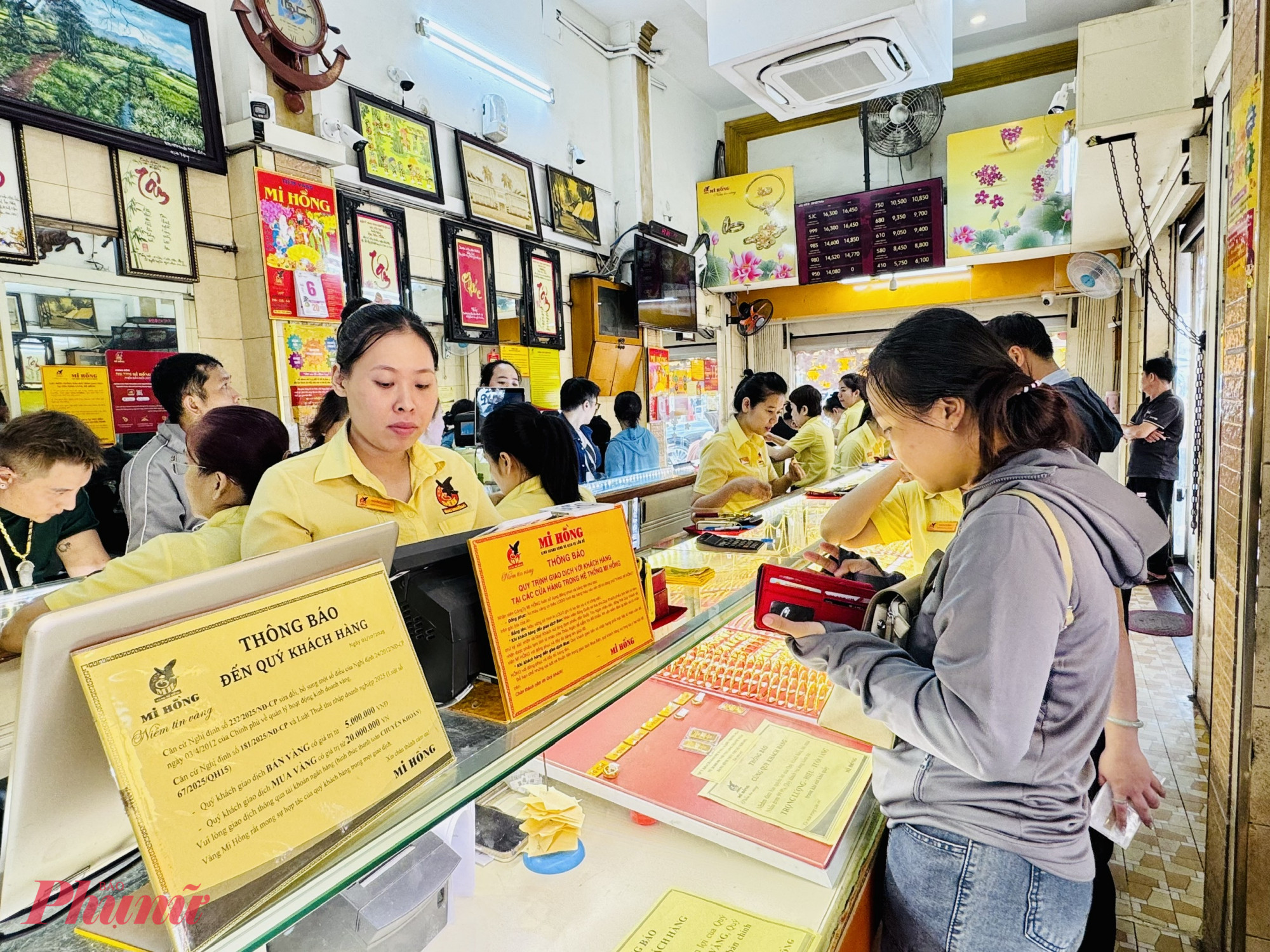 Giá vàng bật tăng trở lại - Ảnh: Thanh Hoa