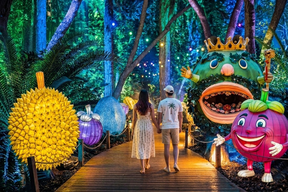 Con đường trái cây thì thầm - Hoạt động mới đầy sức hút tại Lễ hội Trái cây Nam Bộ 2026 - Ảnh: Suối Tiên