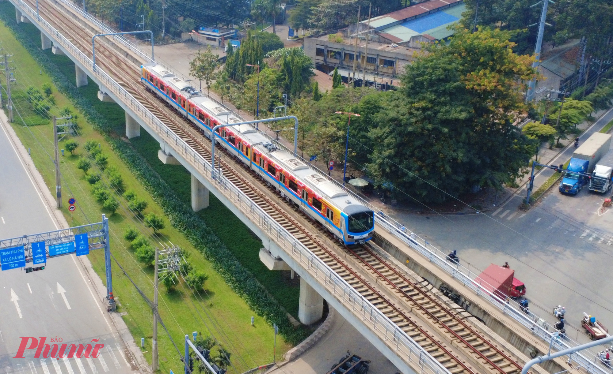 Tuyến metro số 1 qua ga Bình Thái 