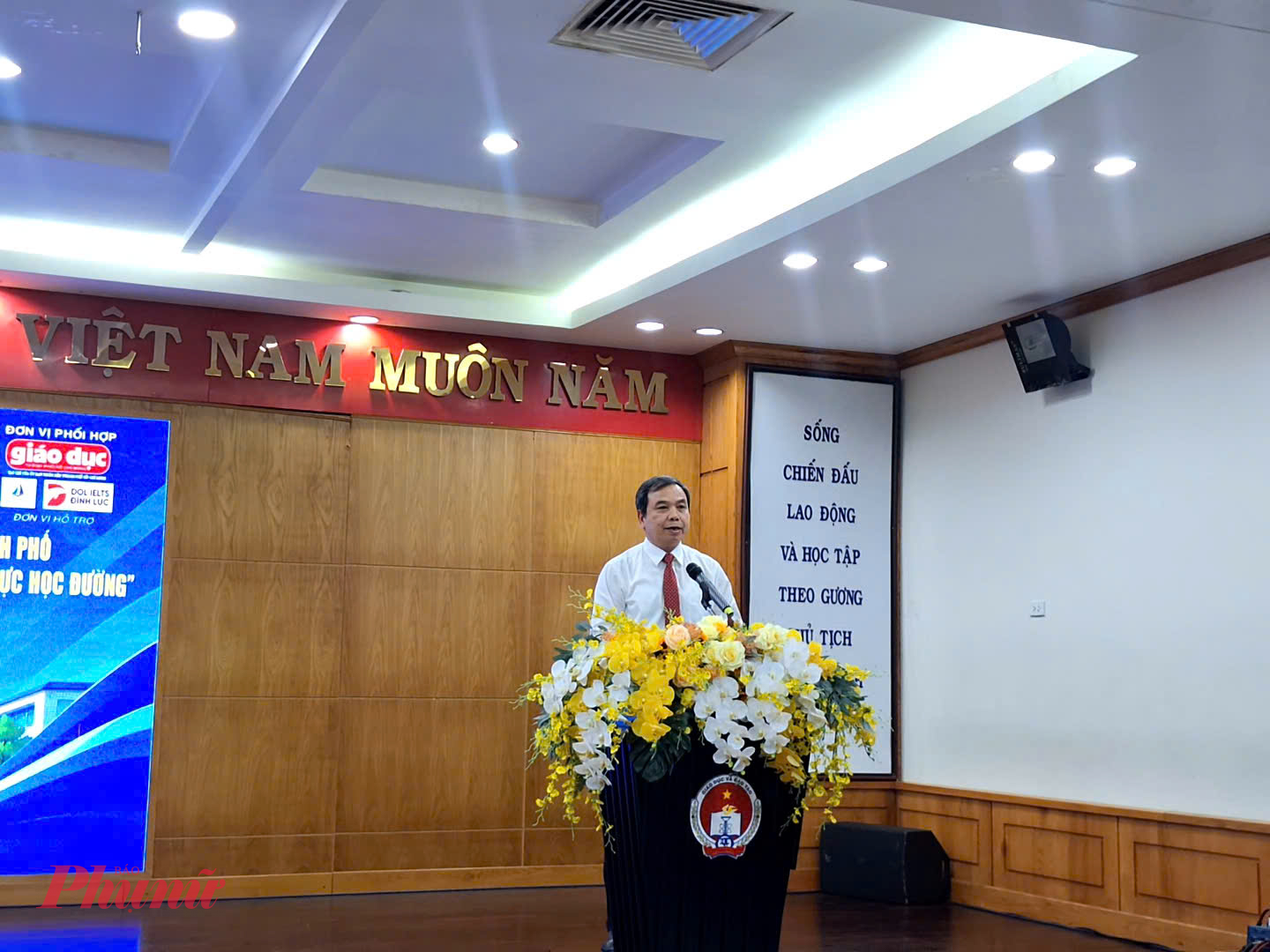 Vụ trưởng Hoàng Đức Minh phát biểu tại chương trình - Ảnh: Trang Thư