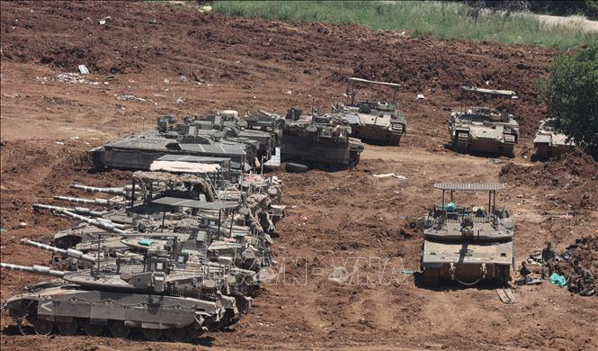 Binh sĩ Israel được triển khai gần biên giới với Liban, ngày 11/5/2026. Ảnh minh họa: THX/TTXVN.