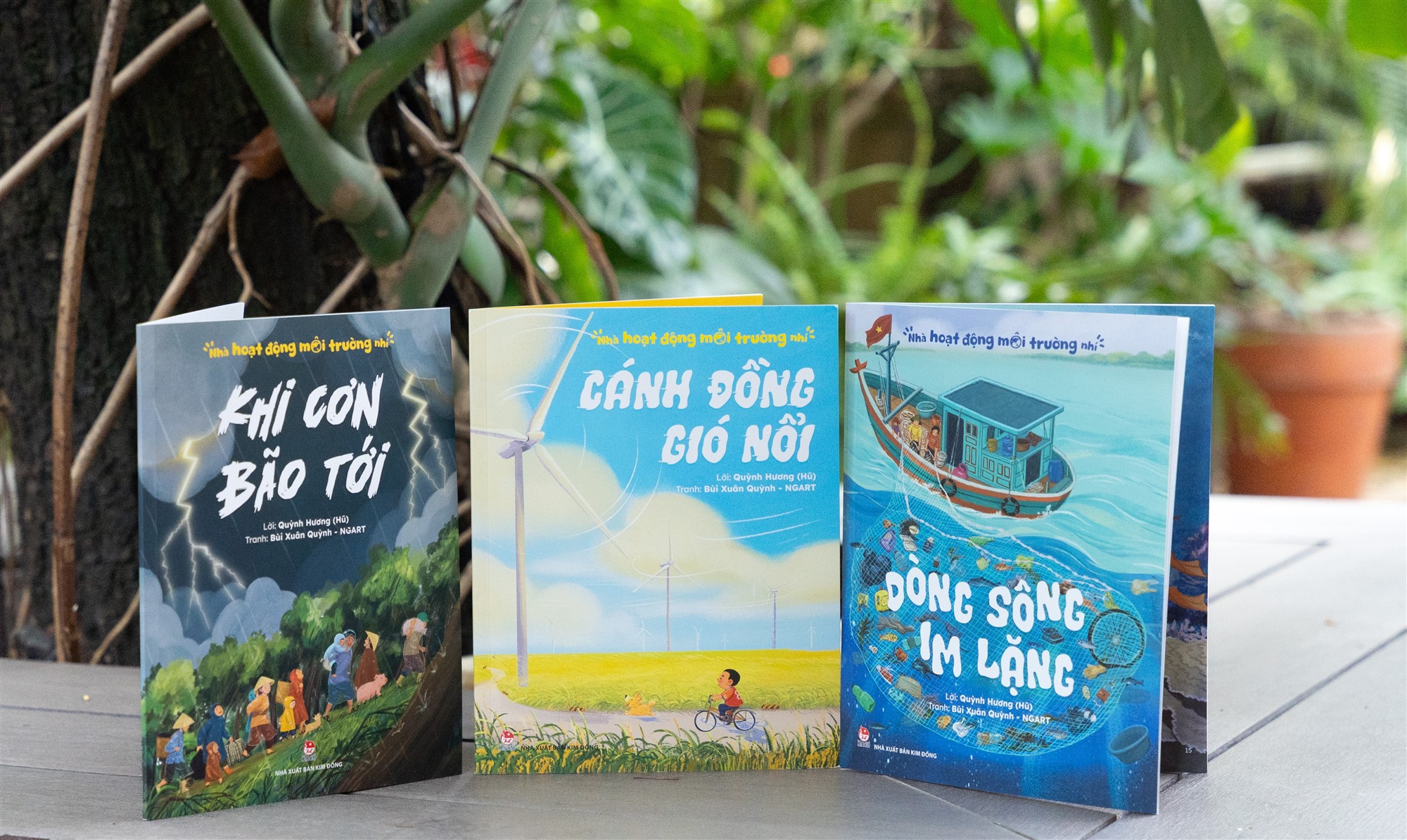 Nhiều thông điệp ý nghĩa được trao gửi trong bộ sách của Hũ - Ảnh; NXB Kim Đồng