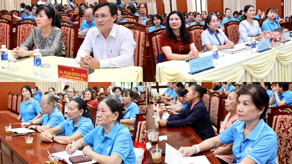Hơn 250 cán bộ Hội, chi hội trưởng, chi hội phó và hội viên nòng cốt trên địa bàn 3 phường Thủ Dầu Một, phường Chánh Hiệp và phường Phú Lợi tham gia .