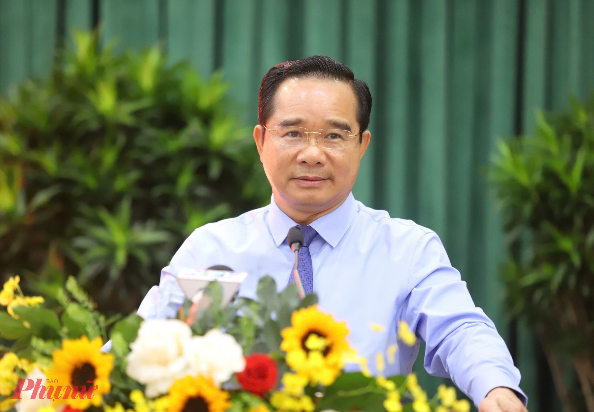 Ông Nguyễn Văn Được - Chủ tịch UBND TPHCM làm Tổ trưởng, Tổ công tác đặc biệt có nhiệm vụ xử lý các vướng mắc, thúc đẩy hàng loạt dự án chậm tiến độ trên địa bàn thành phố - Ảnh: Thanh Tâm
