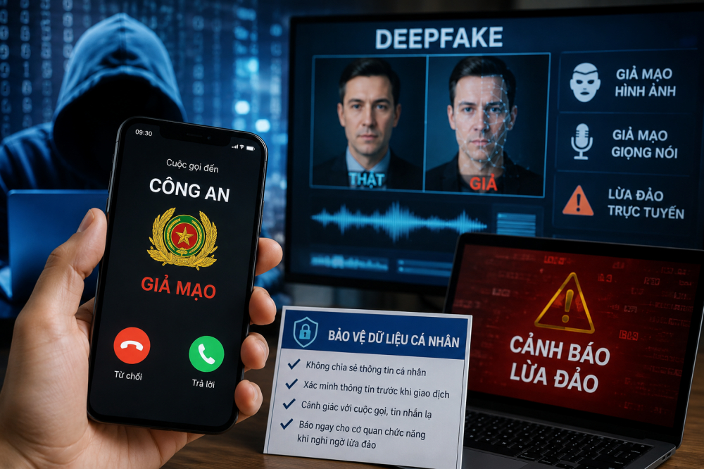 Công nghệ, AI, Deepfake tạo nên ma trận lừa đảo trên không gian mạng. Ảnh minh hoạ