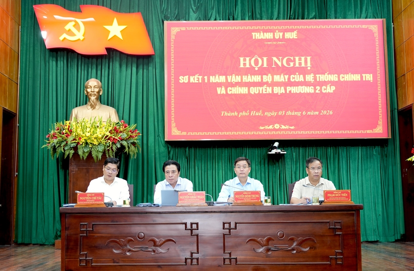 Thường trực Thành ủy Huế chủ trì hội nghị