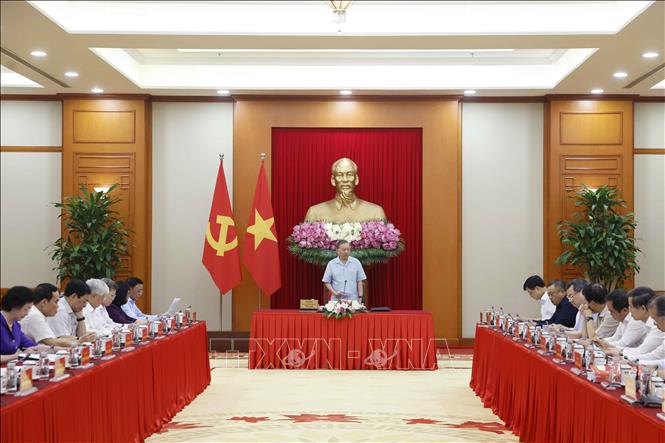 Tổng bí thư, Chủ tịch nước Tô Lâm phát biểu - Ảnh: Thống Nhất/TTXVN