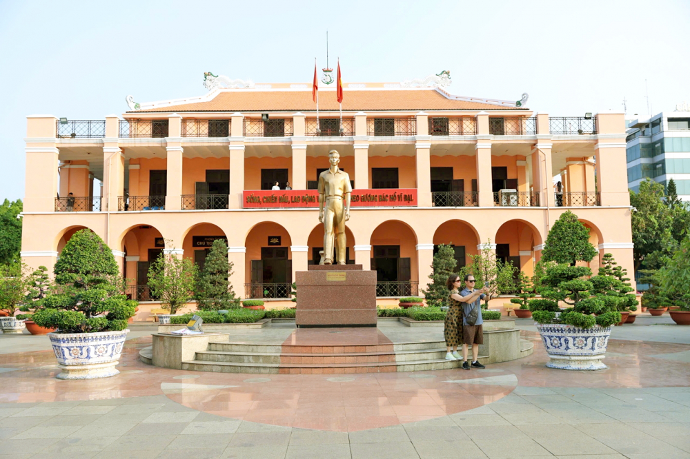 Bảo tàng Hồ Chí Minh chi nhánh TPHCM được đặt ở bến Nhà Rồng để người dân tưởng nhớ và tìm hiểu về cuộc đời, sự nghiệp của Bác - ẢNH: THANH TÂM