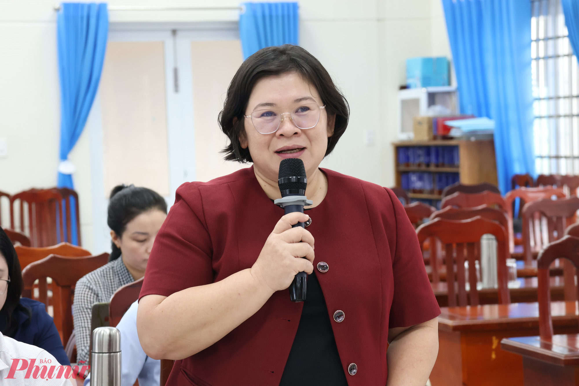Bà Văn Thị Bạch Tuyết - Phó bí thư Thành ủy TPHCM phát biểu kết luận tại buổi sinh hoạt - Ảnh: Thanh Tâm