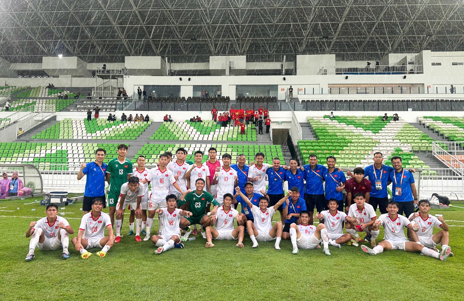 U19 Việt Nam thắng huỷ diệt 5-0trước U19 Myanmar - Ảnh: VFF