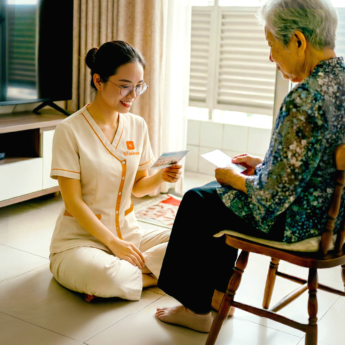 Hành trình chăm sóc cần rất nhiều yêu thương - Ảnh minh họa: bTaskee 