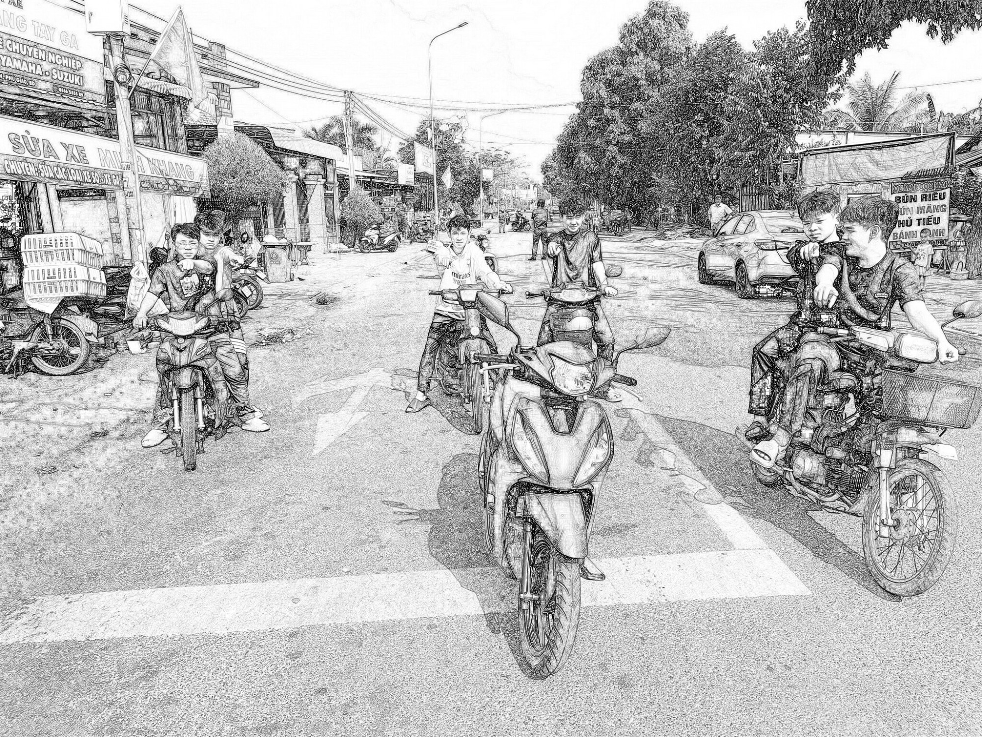 Các đối tượng thực nghiệm hiện trường. Ảnh: CACC