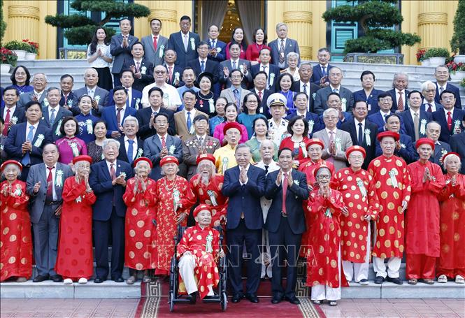 Tổng bí thư, Chủ tịch nước Tô Lâm và các đại biểu - Ảnh: Thống Nhất/TTXVN