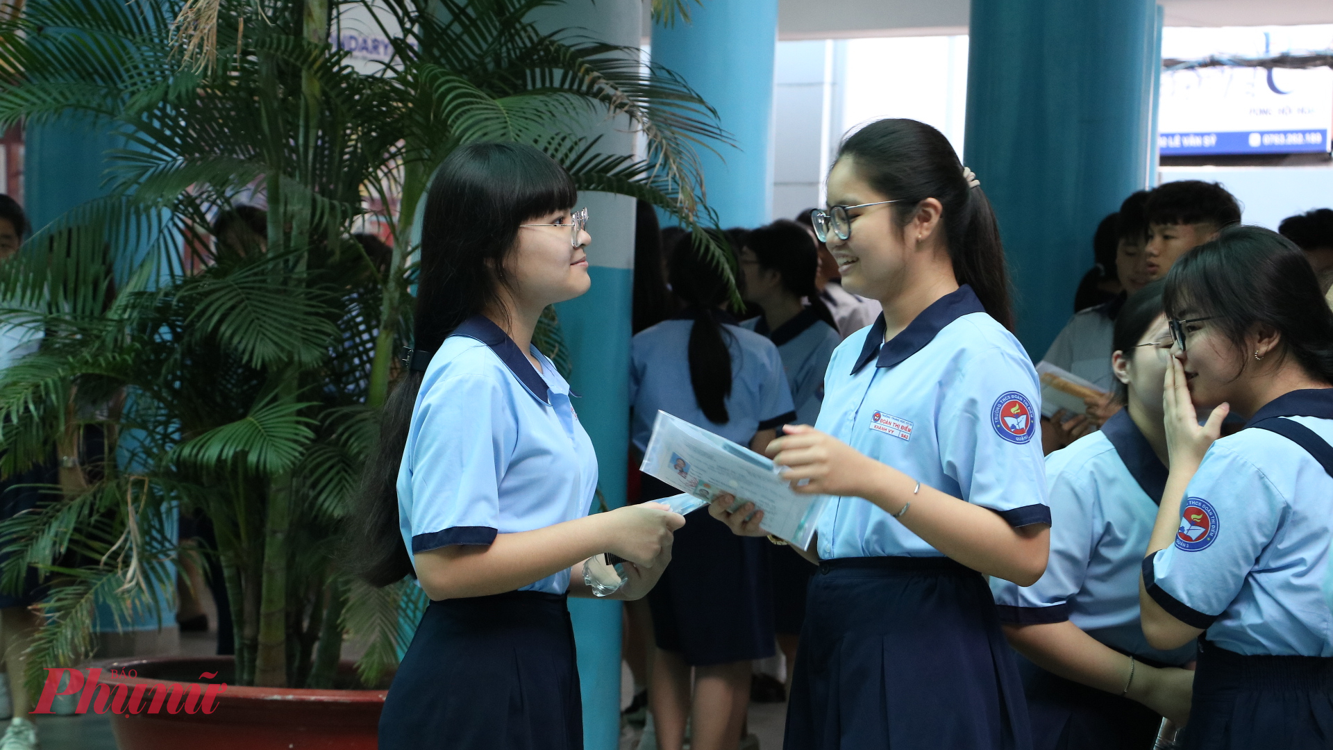 Thí sinh tham dự kỳ thi tuyển sinh lớp Mười năm 2026 tại TPHCM - Ảnh: Trang Thư
