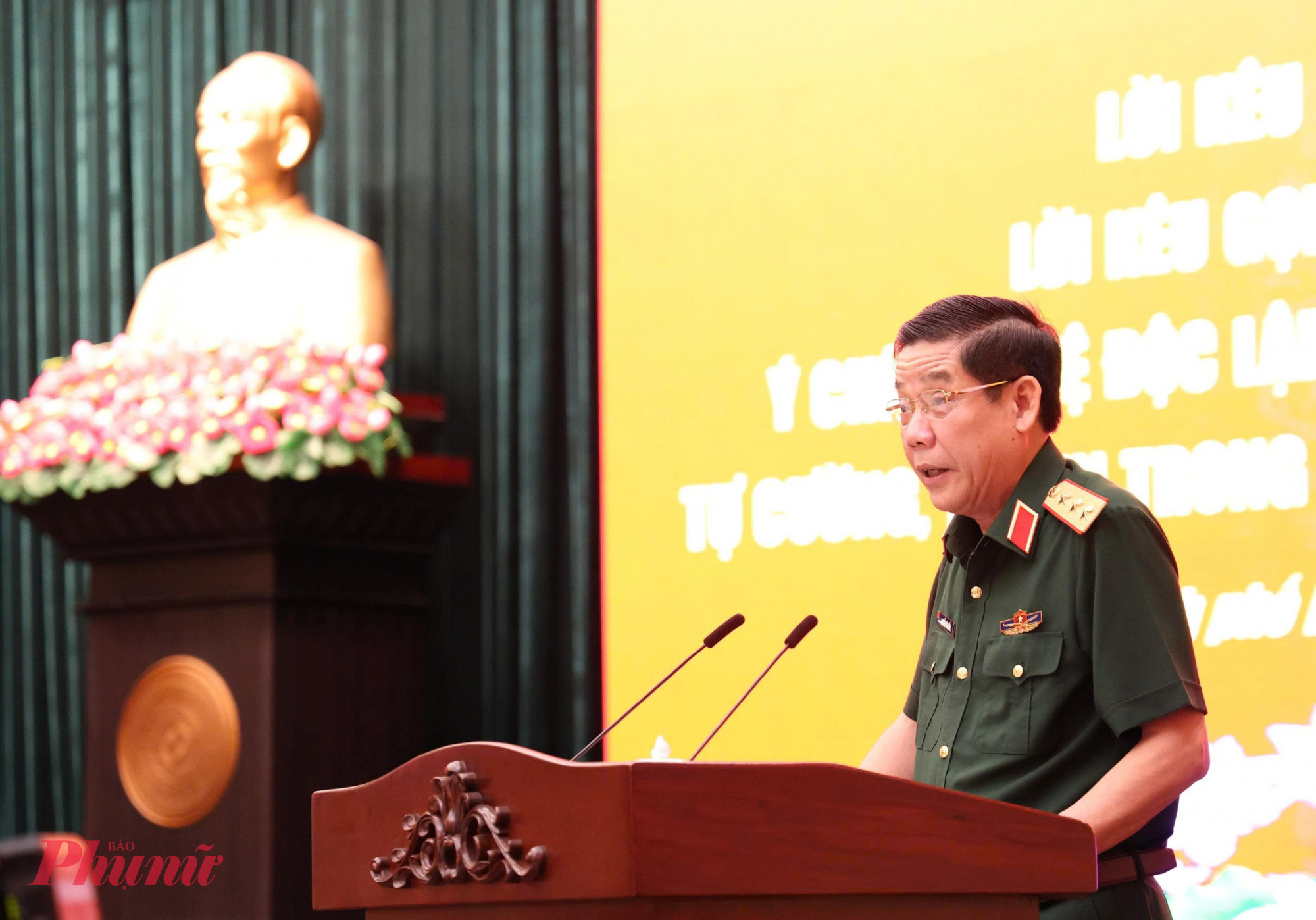Thượng tướng Nguyễn Văn Gấu - phát biểu khai mạc hội thảo