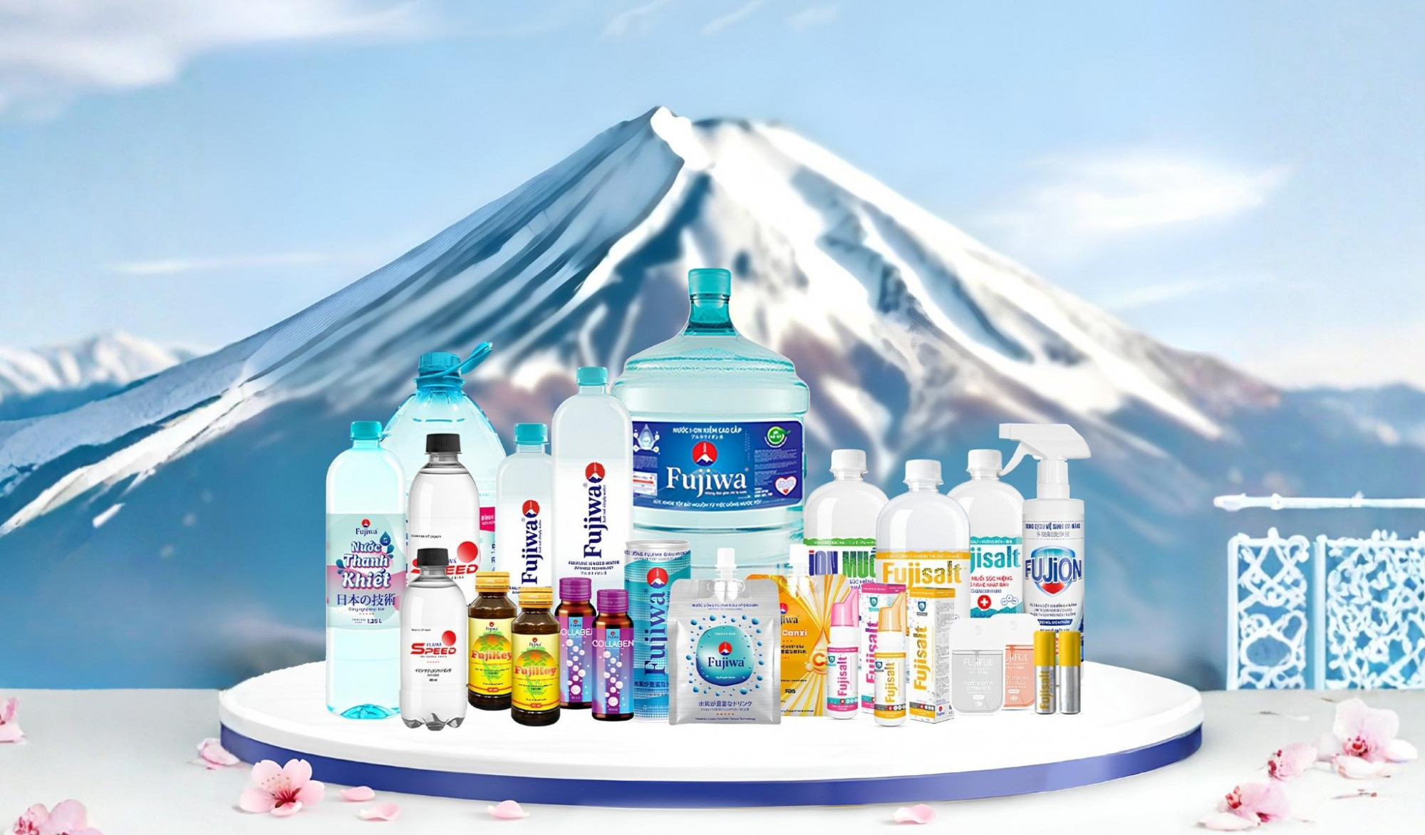 Hệ sinh thái các sản phẩm Fujiwa tốt cho sức khỏe