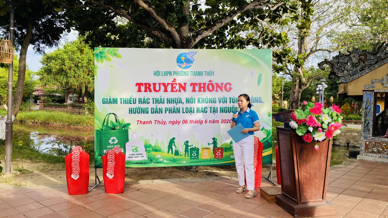 Phát động truyền thông giảm thiểu rác thải nhựa