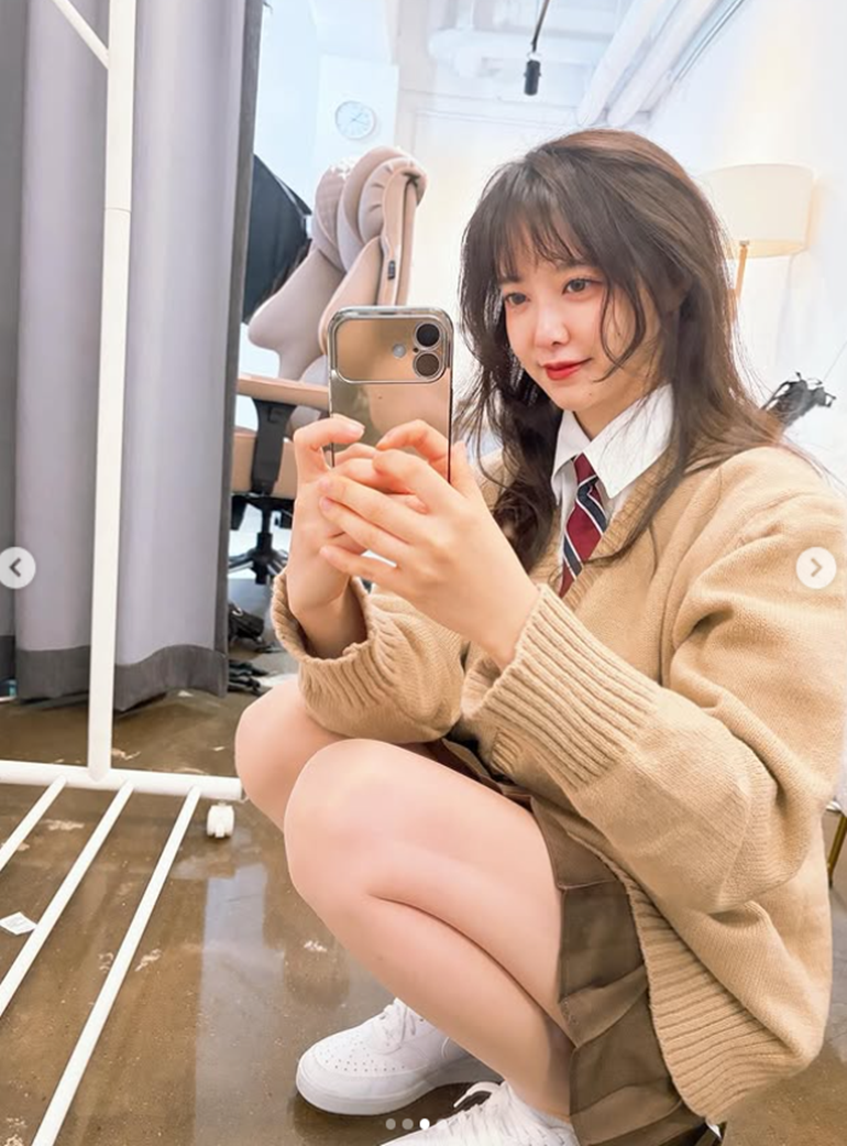 Nhan sắc trẻ trung tuổi 42 của Goo Hye Sun gây sốt - Ảnh: Instagram nhân vật