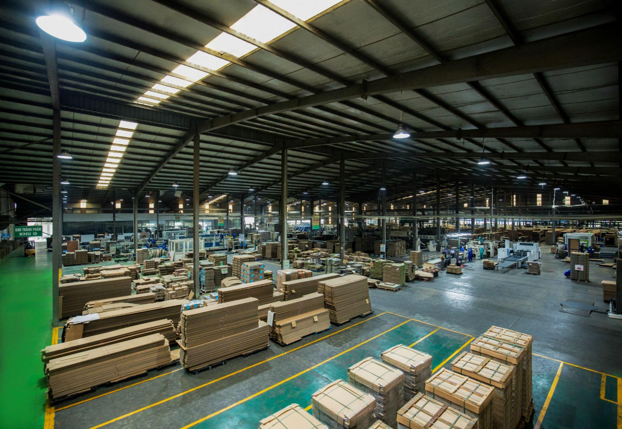Toàn cảnh nhà máy Bao bì Ngọc Diệp rộng 40.000m2 trang bị hệ thống máy móc tự động hóa, quy trình sản xuất sạch, khép kín và thân thiện với môi trường
