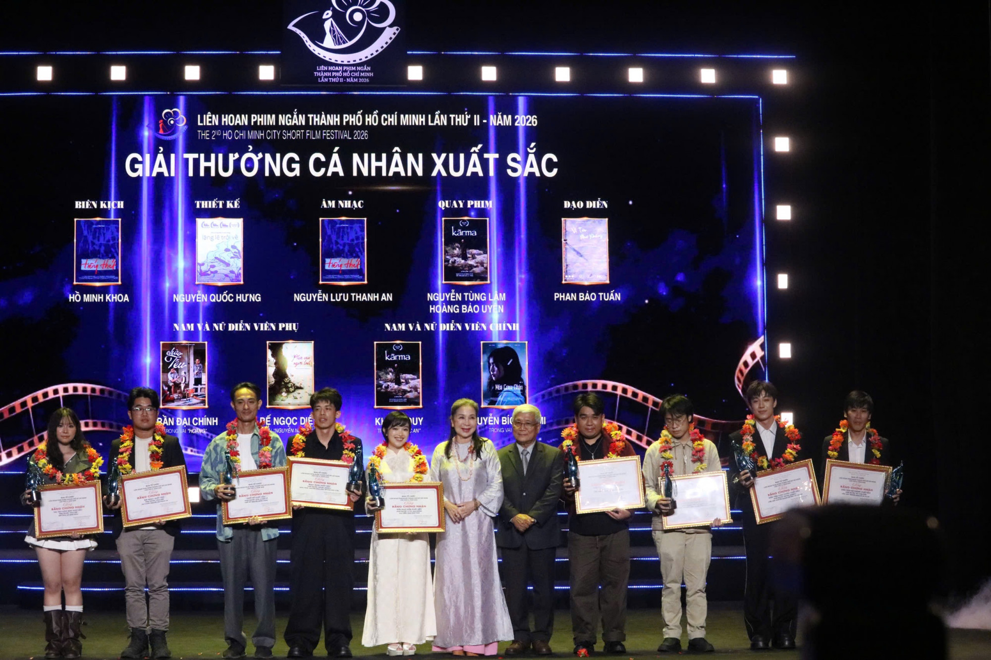 Hãng phim Giải Phóng thắng lớn tại Liên hoan phim ngắn TPHCM lần thứ II-2026 Các đoạt giải cá nhân