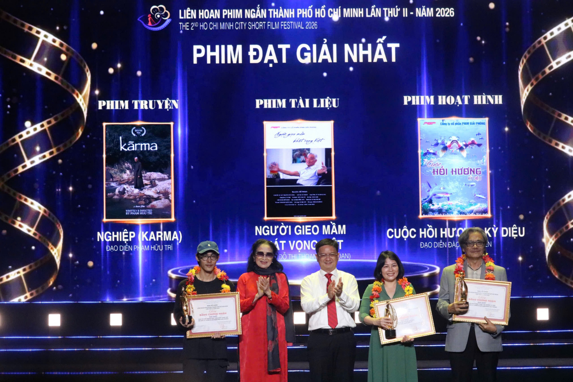 Hãng phim Giải Phóng thắng lớn tại Liên hoan phim ngắn TPHCM lần thứ II-2026 Các cá nhân nhận giải Nhất