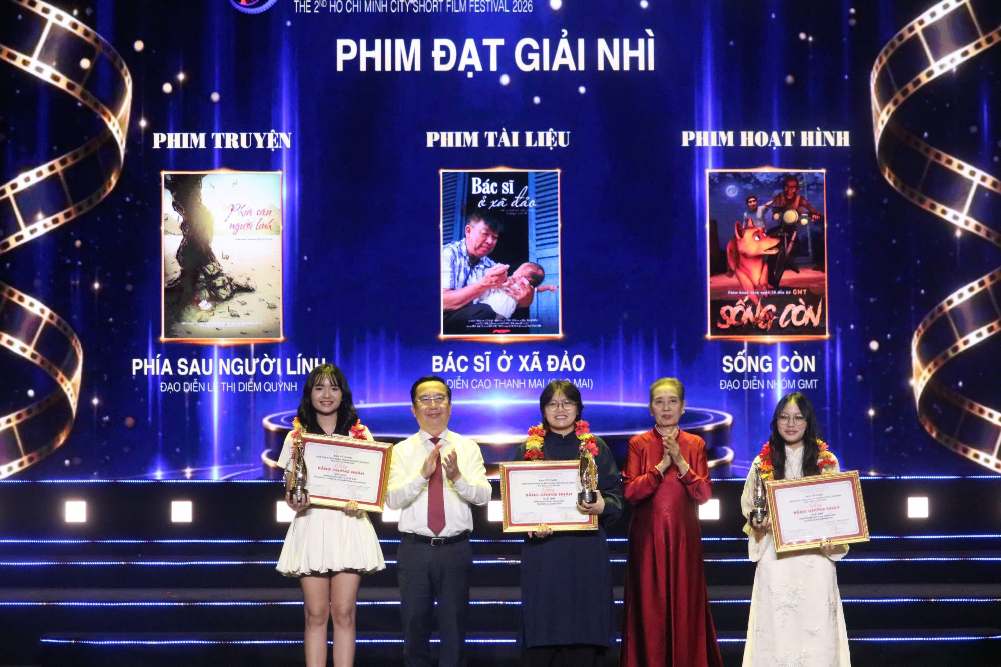 Hãng phim Giải Phóng thắng lớn tại Liên hoan phim ngắn TPHCM lần thứ II-2026 Ban tổ chức trao giải Nhì