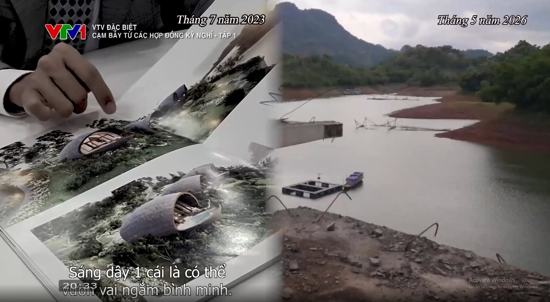 Từ phóng sự "Cạm bẫy từ các hợp đồng kỳ nghỉ": Hãy ở bên cha mẹ và khỏa lấp nỗi cô đơn tuổi già Những giấc mơ về khu nghỉ dưỡng cao cấp được vẽ ra trên những khung nhà dựng tạm (Ảnh: VTV1)