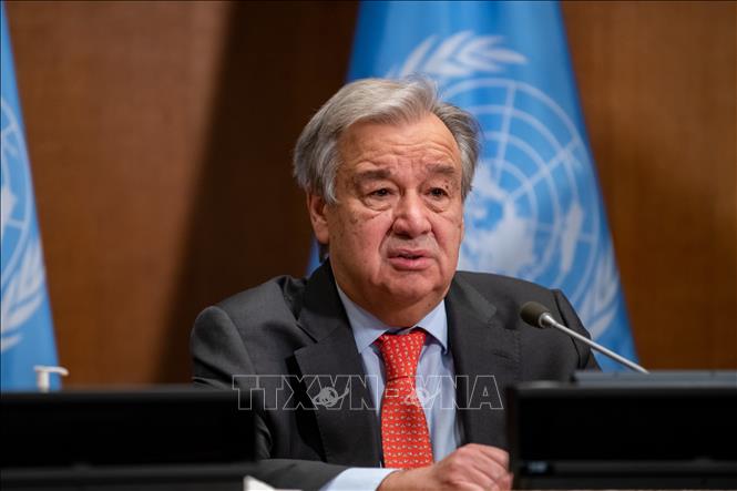 Tổng thư ký Liên hợp quốc Antonio Guterres. Ảnh: THX/TTXVN.