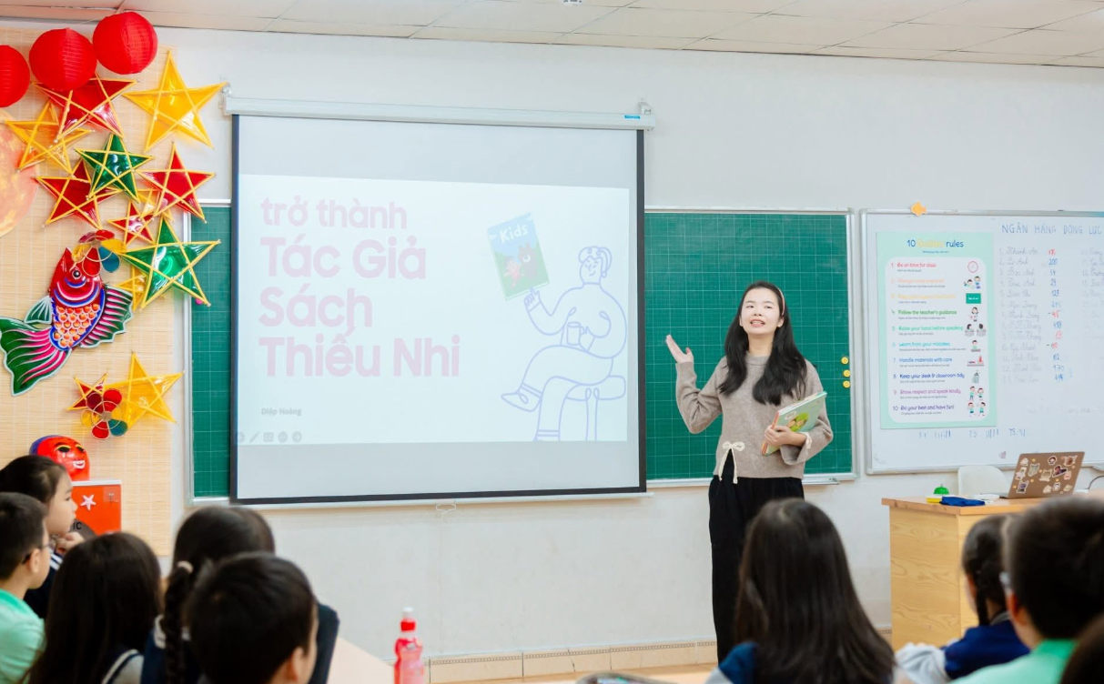 Ngọc Diệp là tác giả các cuốn sách thiếu nhi “Chúng Mình Là Bạn Thân”, “Một Cái Ôm Thật To”.  (Ảnh do nhân vật cung cấp) 