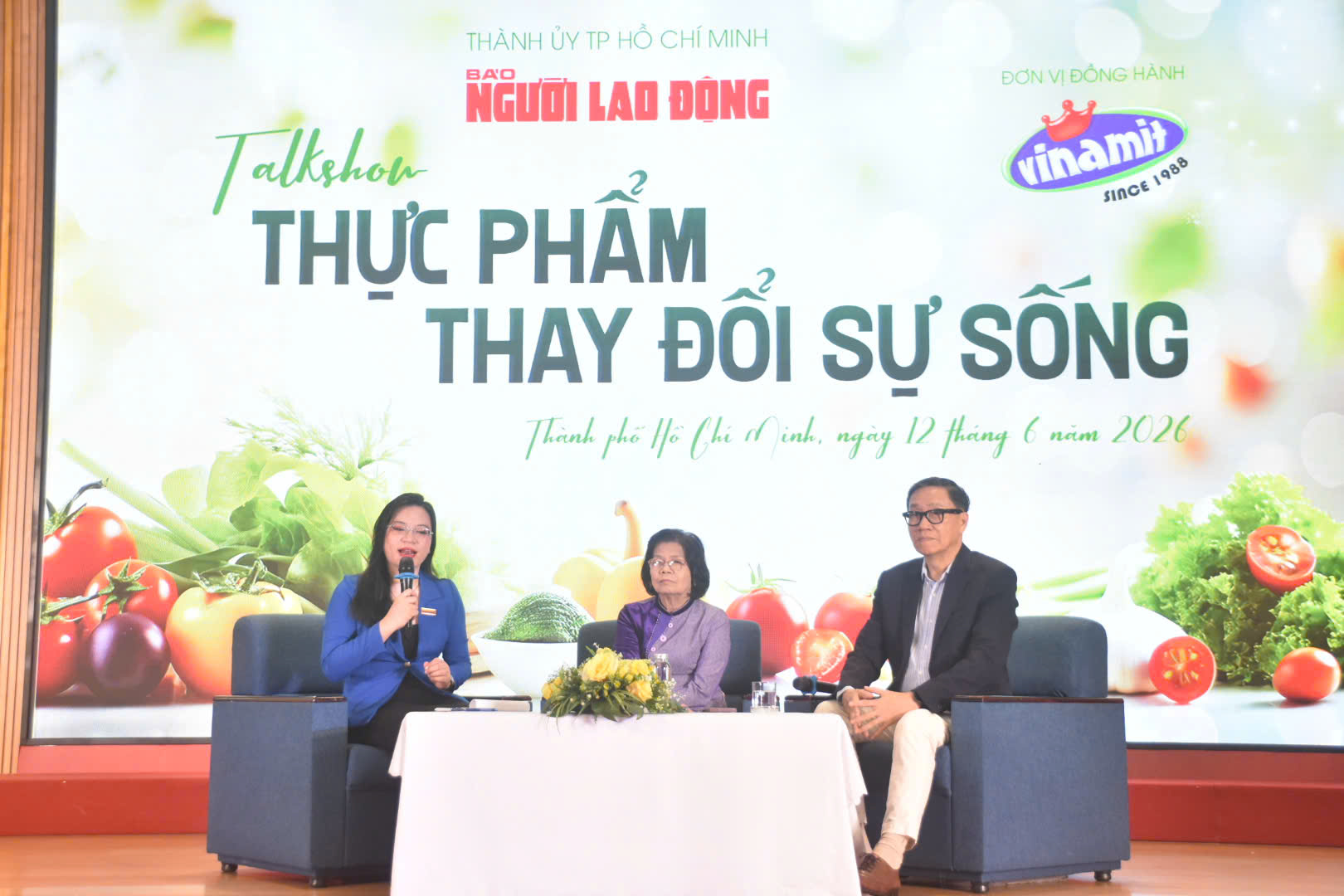 Ông Nguyễn Lâm Viên - Tổng giám đốc Vinamit chia sẻ tại 