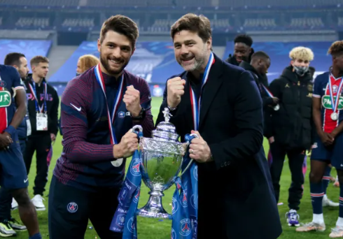 Cha con trai Pochettino. Ảnh: Getty Images