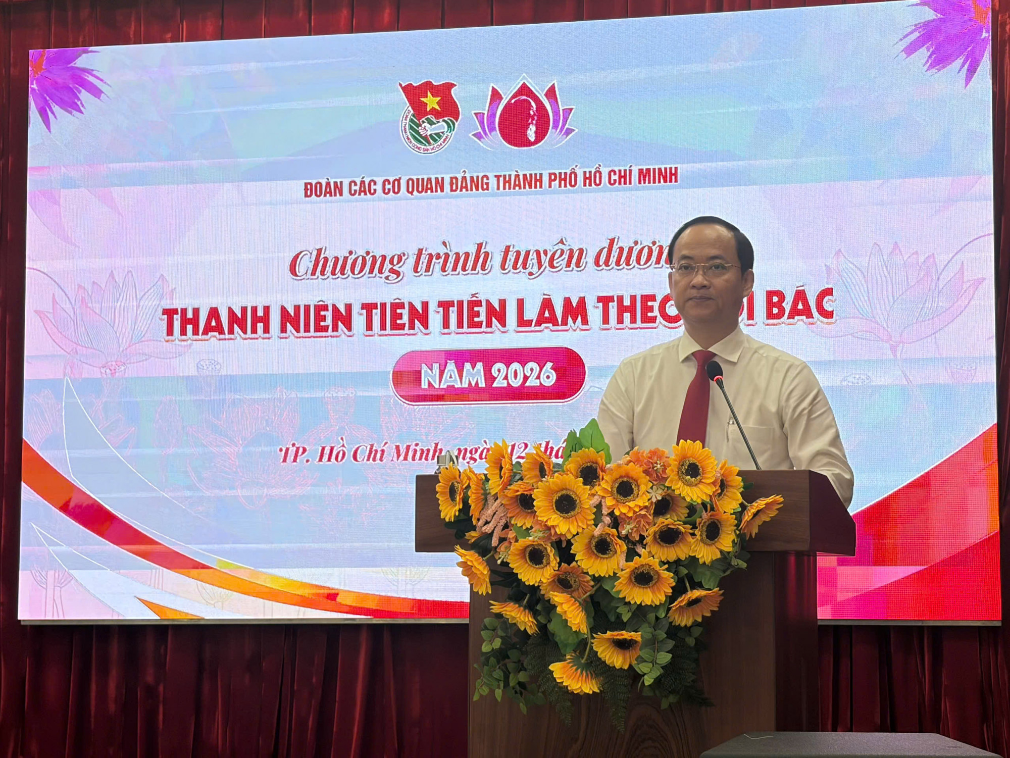 Đồng chí Nguyễn Khoa Hải - Phó Bí thư Đảng ủy các cơ quan Đảng TPHCM - Ảnh: CQ
