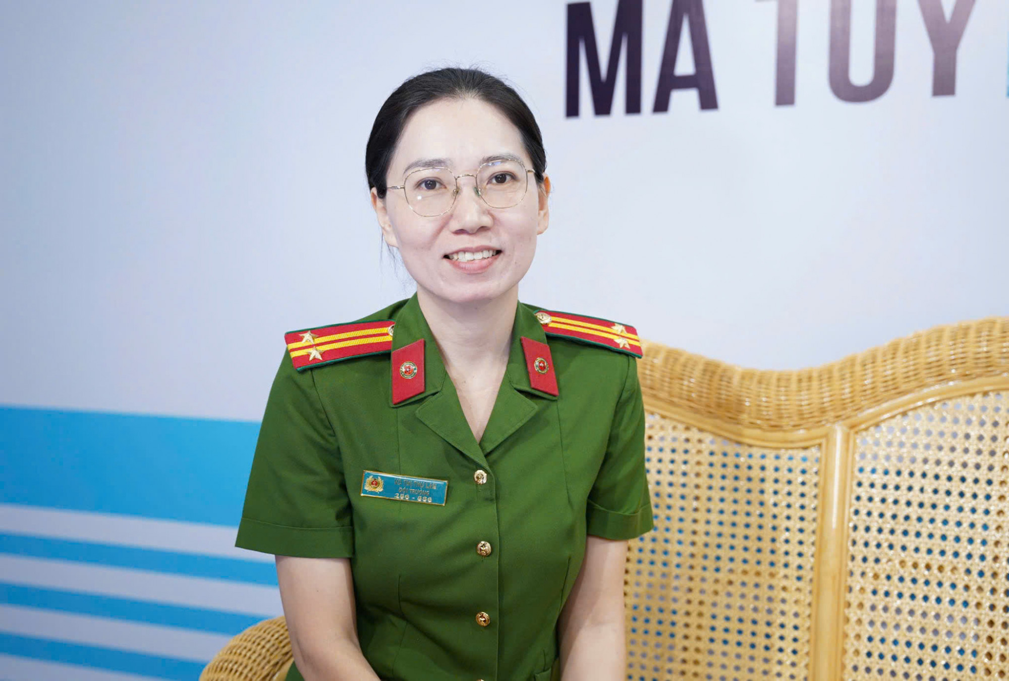 Trung tá Võ Thị Thu Lan - Đội trưởng đội 1, Phòng PC04, Công an TPHCM