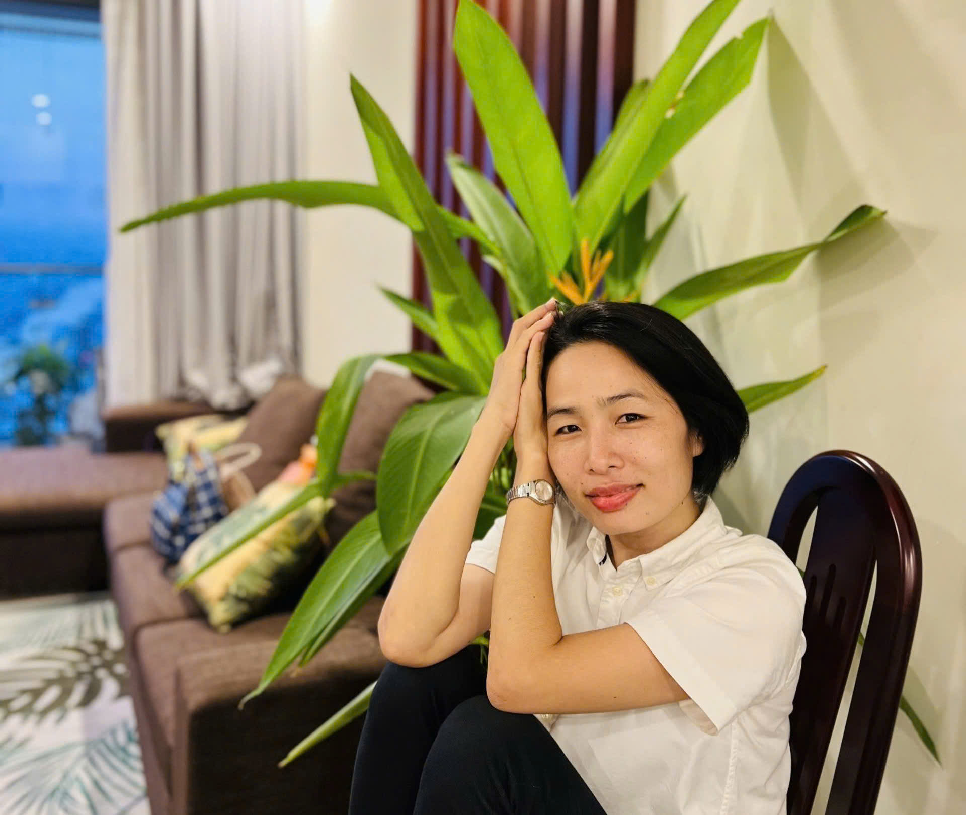 Sau mỗi lần hiến tóc, tôi đều thấy vui vì những sợi tóc mình nâng niu suốt nhiều năm có thể mang đến niềm vui cho người khác.