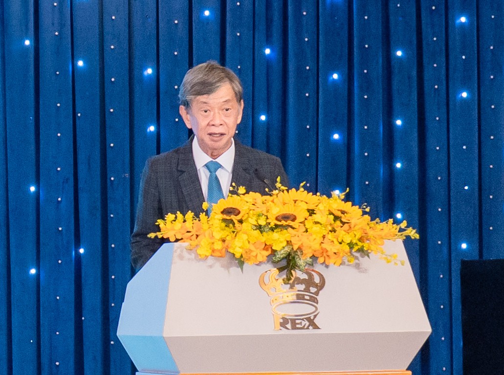 PGS.TS Phạm Hoàng Quân - Hiệu trưởng Trường Đại học Sài Gòn phát biểu tại Lễ ký kết chiều 17/6
