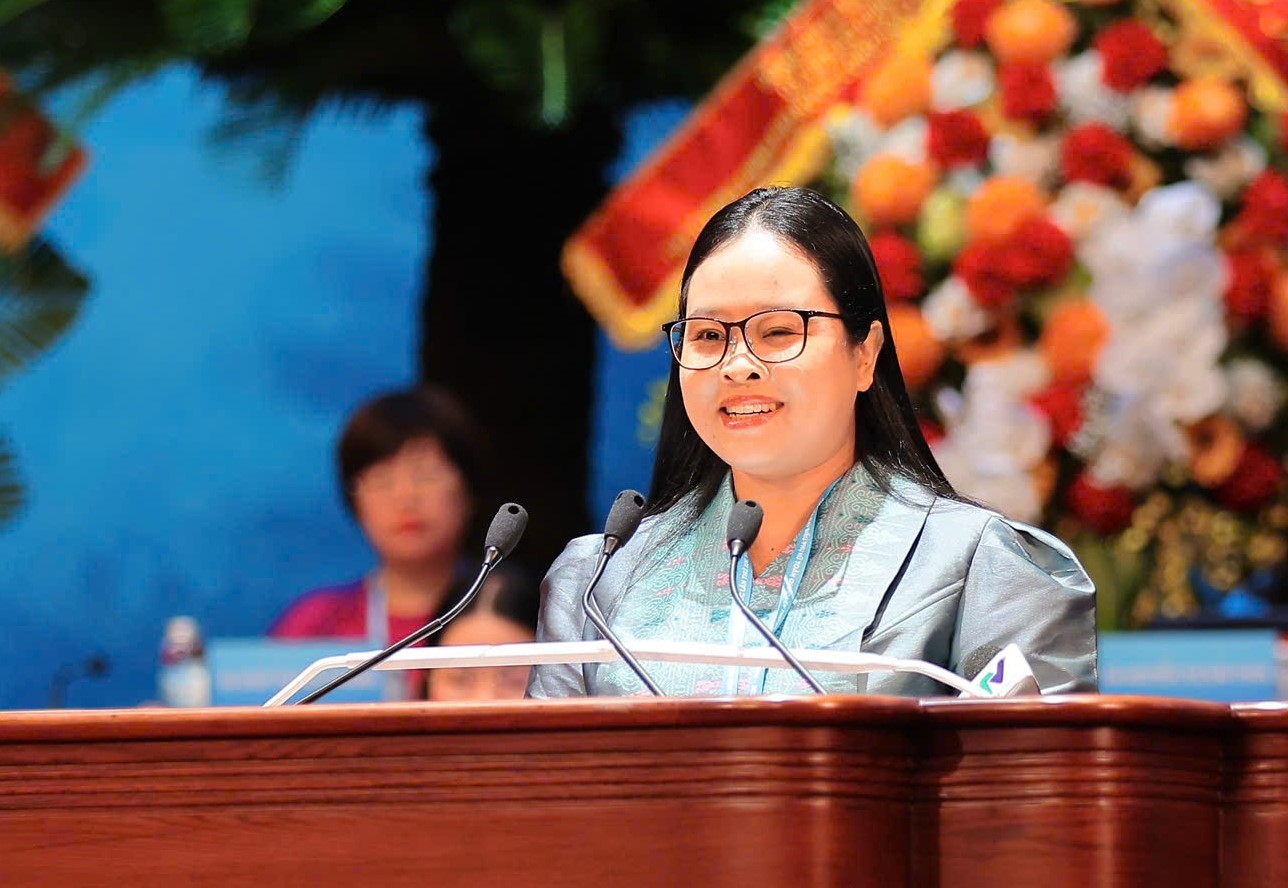 Điểm tựa gia đình cũng là một nửa nguồn lực của khát vọng lớn Chị Thạch Thị Chal Thi, sáng lập và Giám đốc Công ty TNHH Trà Vinh Farm. Ảnh: Hoàng Toàn