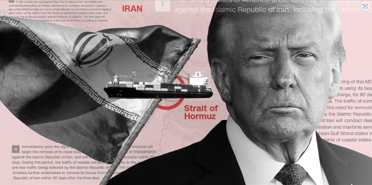 Ông Trump ký ghi nhớ lịch sử với Iran, ký điện tử thay vì gặp trực tiếp tại Thụy Sĩ. Ảnh: CNN 