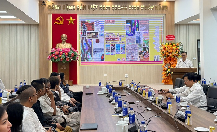 Quang cảnh buổi khai mạc Triển lãm - Ảnh: T.A