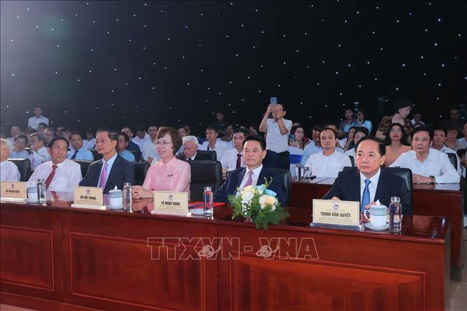 Các đại biểu dự khai mạc Hội báo toàn quốc 2026 - Ảnh: TTXVN