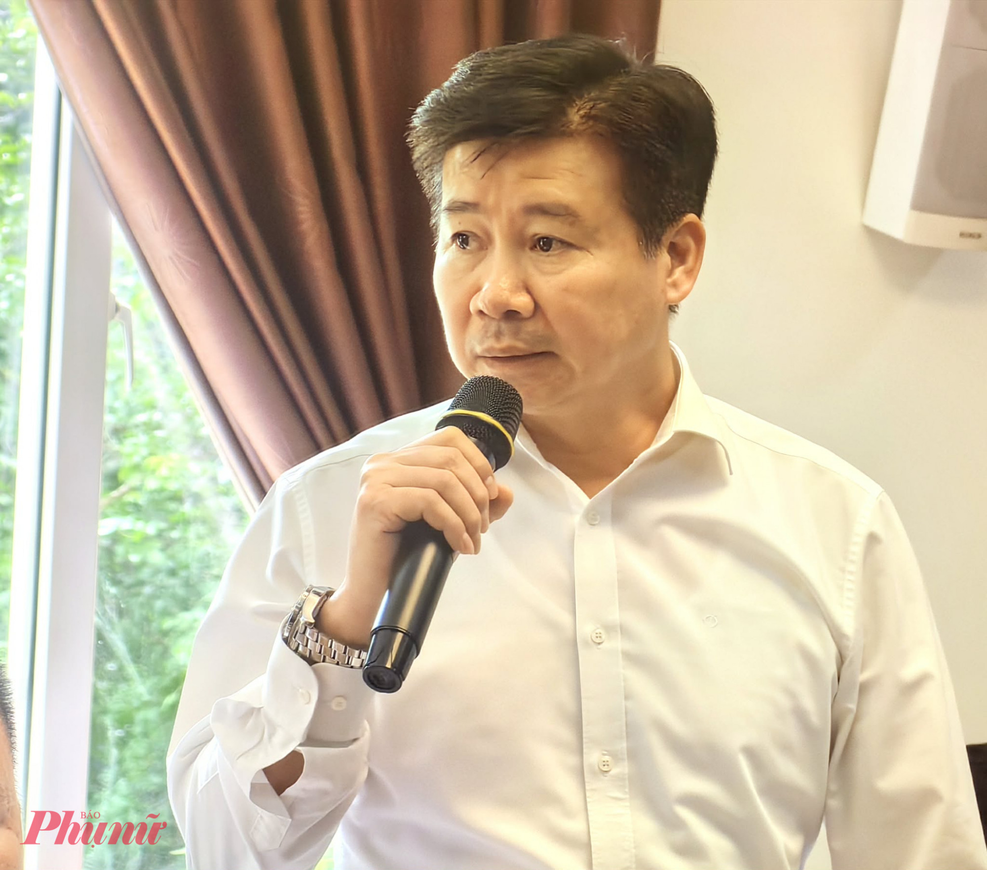 ông Vũ Trường Giang - Phó cục trưởng Cục Quản lý lao động ngoài nước thông tin tại hội nghị
