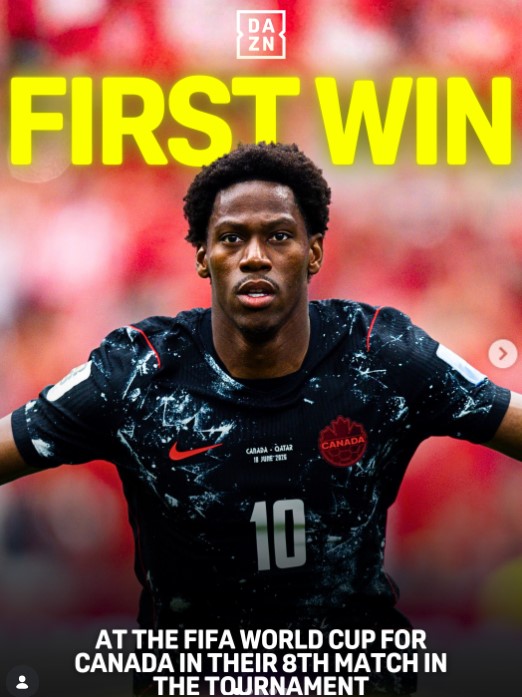Ba chủ nhà và câu hỏi cũ của World Cup Thắng Qatar 6-0, Canada có trận thắng đầu tiên sau 8 trận ở các vòng chung kết World Cup. Ảnh: Instagram
