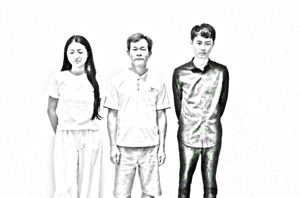 Các bị can trong vụ án - Ảnh: Công an Lào Cai