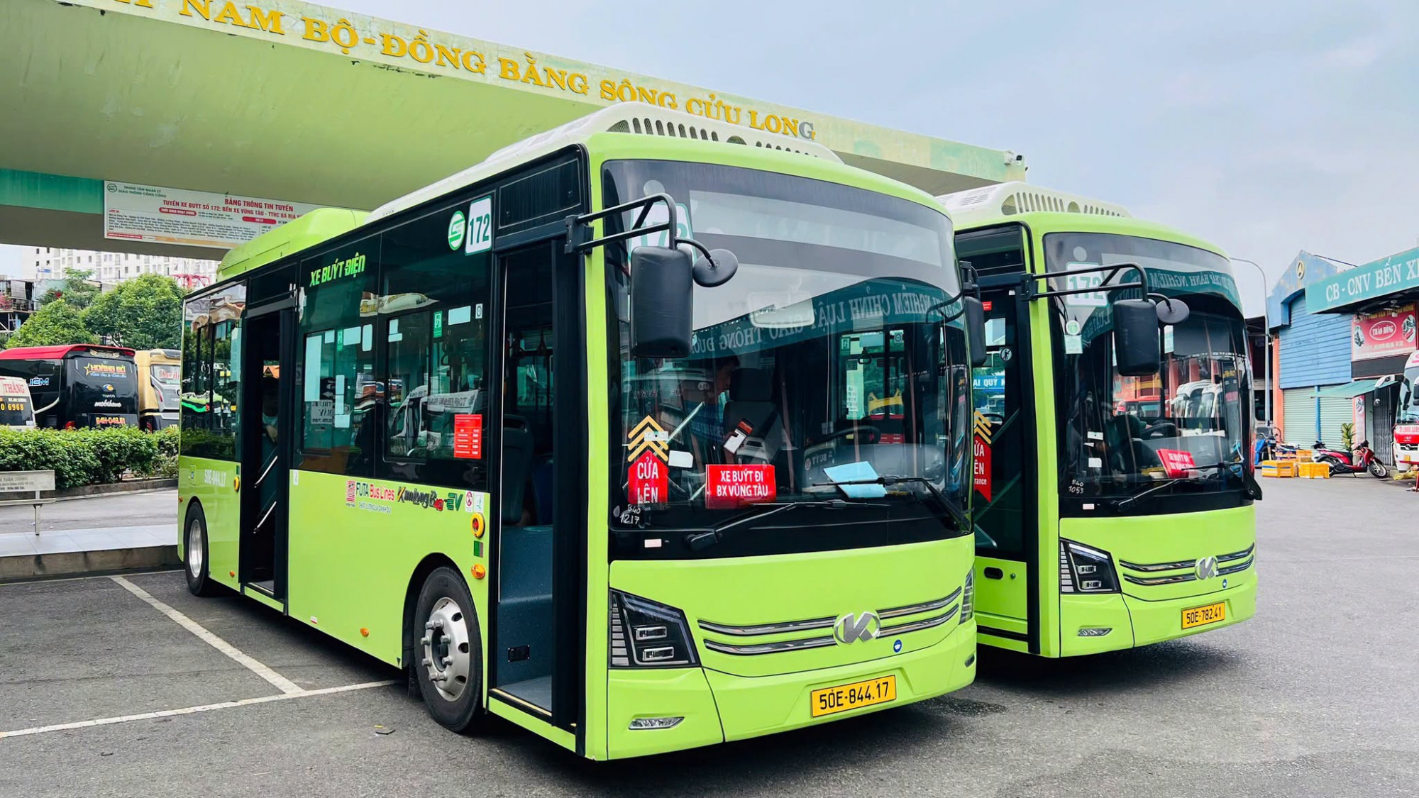 Tuyến 172 Bến Thành - Vũng Tàu không thuộc diện miễn phí - Ảnh: TTGTCC